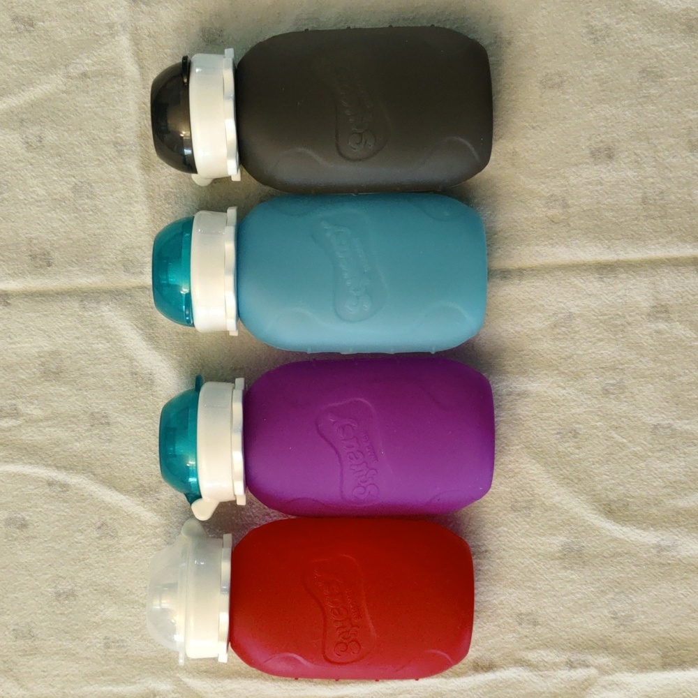 Squeasy snacker 6oz bundle of 4